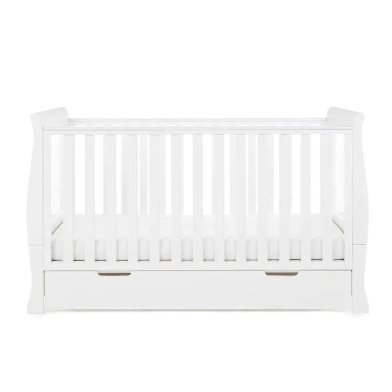Obaby Stamford Classic Sleigh (3 Piece) Room Set - White