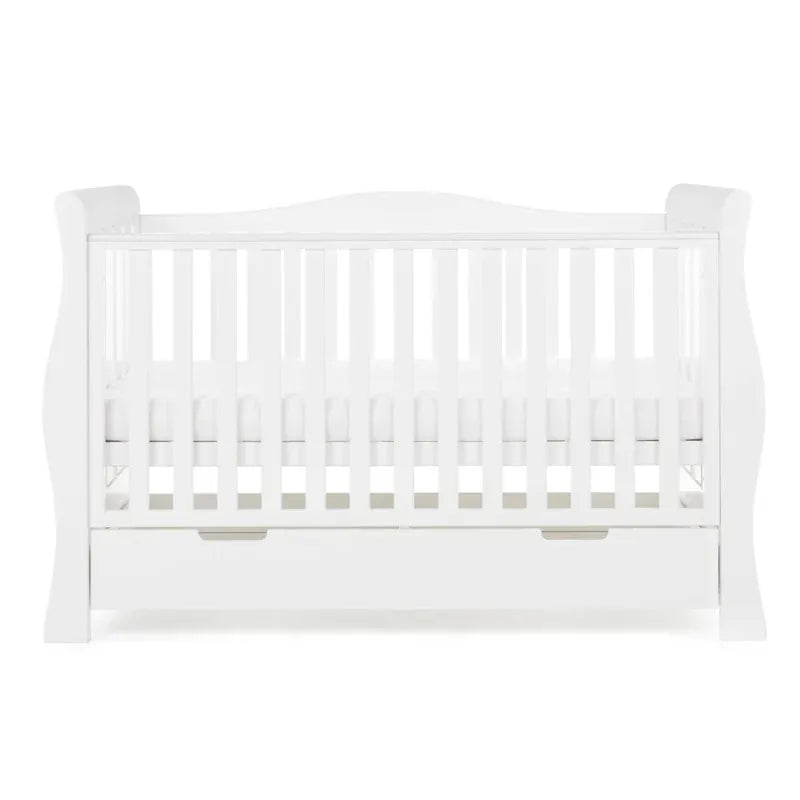 Obaby Stamford Luxe Sleigh (2 Piece) Room Set - White