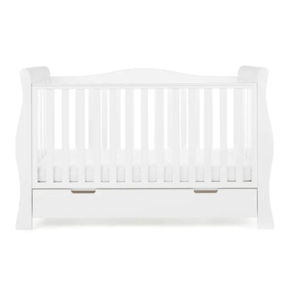 Obaby Stamford Luxe Sleigh (2 Piece) Room Set - White