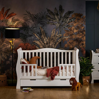 Obaby Stamford Luxe Sleigh (2 Piece) Room Set - White