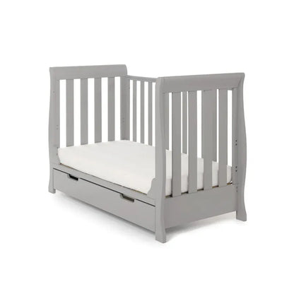 Obaby Stamford Mini Sleigh (3 Piece) Room Set - Warm Grey