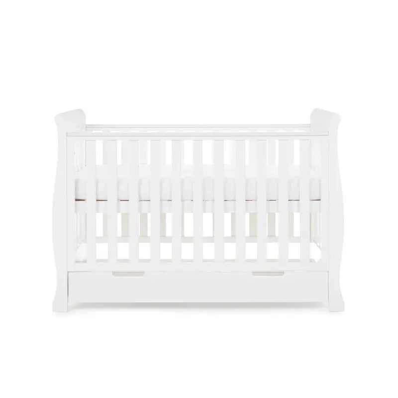 Obaby Stamford Mini Sleigh (3 Piece) Room Set - White