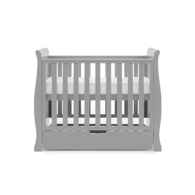 Obaby Stamford Space Saver Sleigh (2 Piece) Room Set - Warm Grey