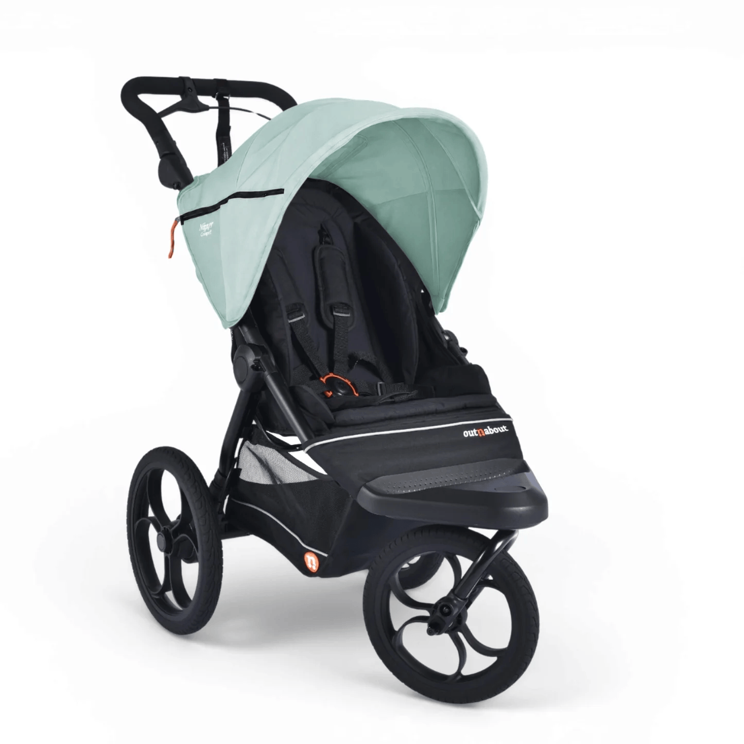 Out N About Nipper Compact Front Rider Bundle - Green