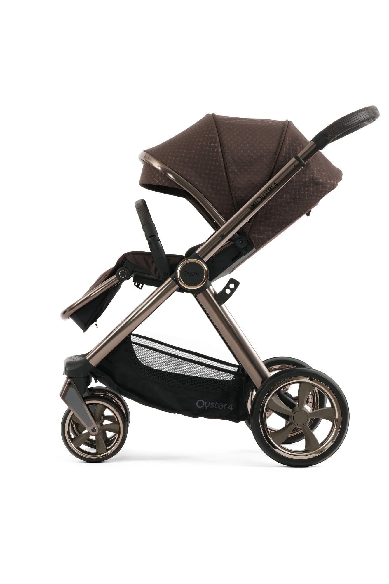 Oyster 4 Luxury (CabrioFix i-Size) Travel System - Brown Raven