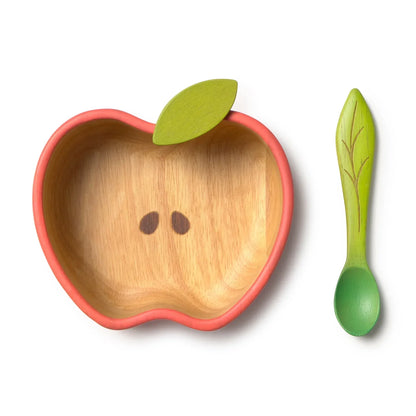 Oli&Carol Pepa the Apple Bowl and Spoon Set