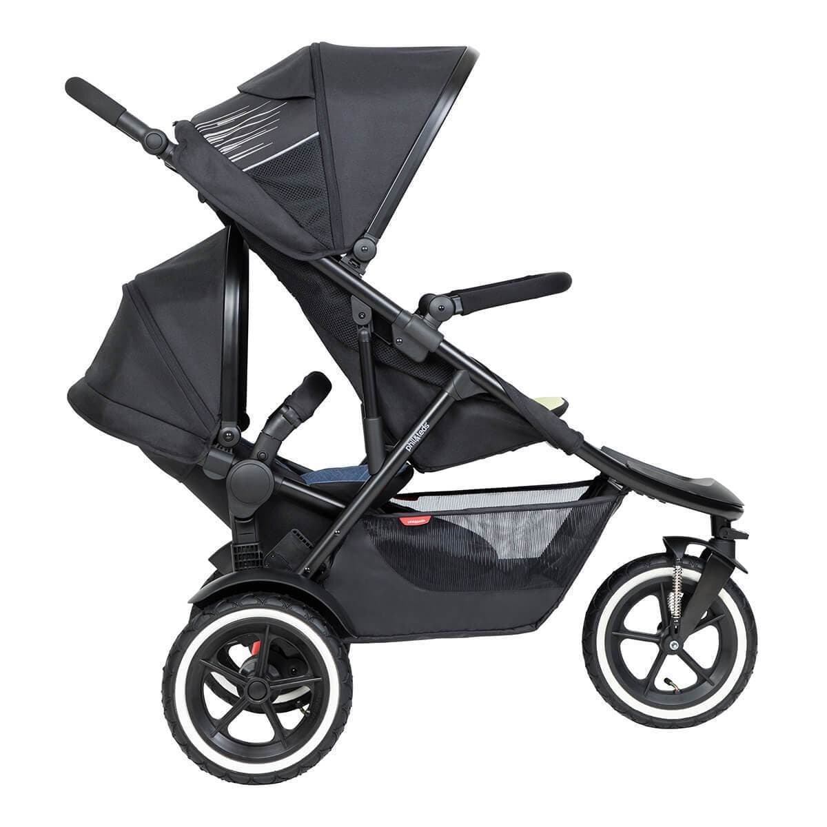 Phil & Teds Sport Double - Black / Chilli
