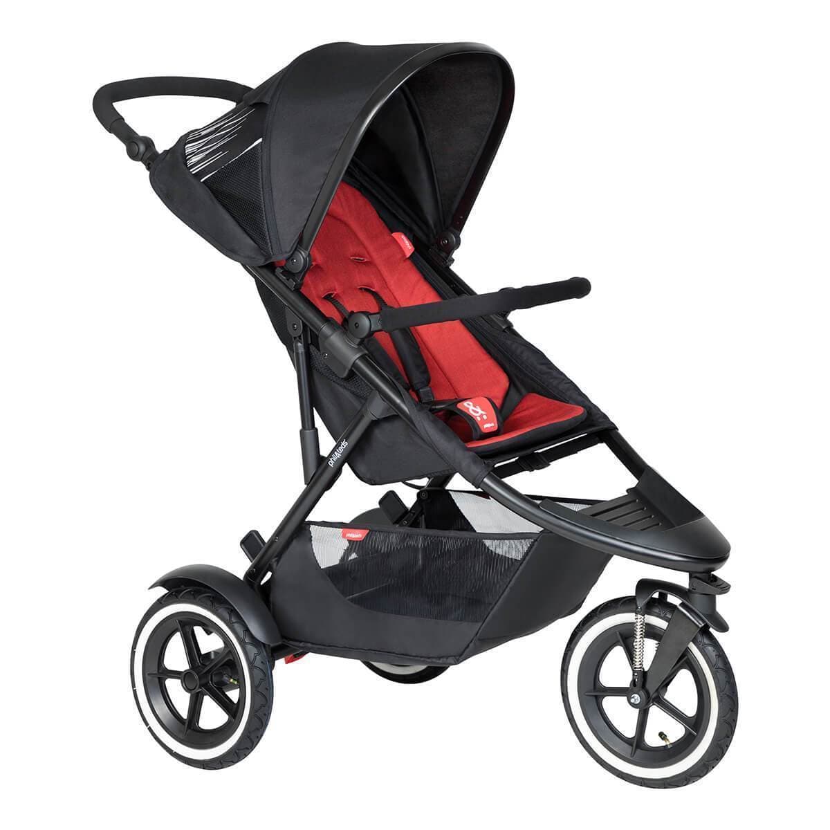 Phil & Teds Sport Double - Black / Chilli