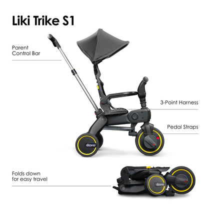 Doona Liki Trike S1 Folding Toddler Trike – Compact & Adjustable