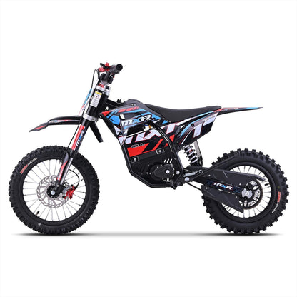 FunBikes MXR 2000W 60V Lithium Electric Dirt Bike 14/12 – Blue