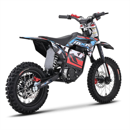 FunBikes MXR 2000W 60V Lithium Electric Dirt Bike 14/12 – Blue