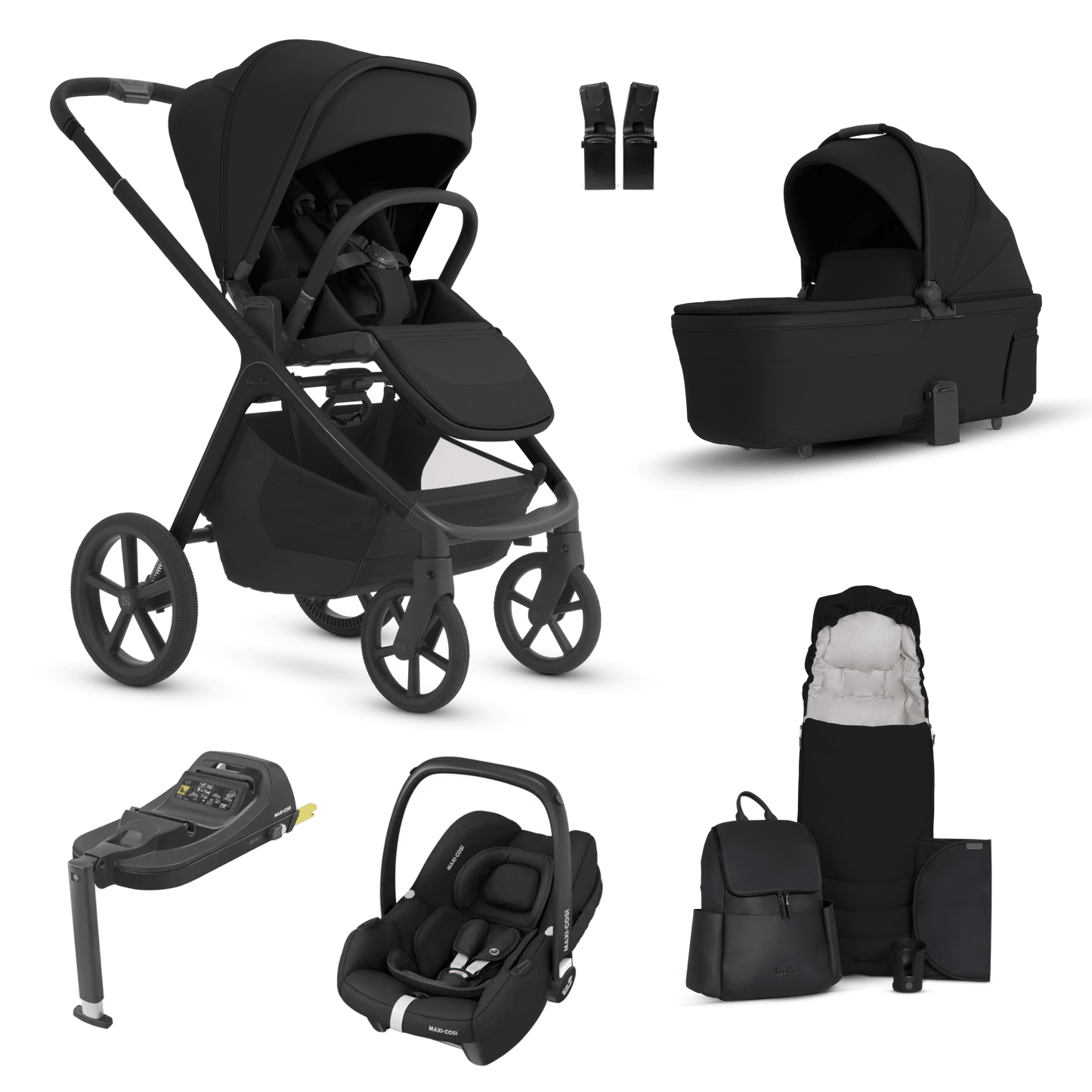 Silver Cross Cove 2 (Cabriofix i-Size) Travel System - Onyx