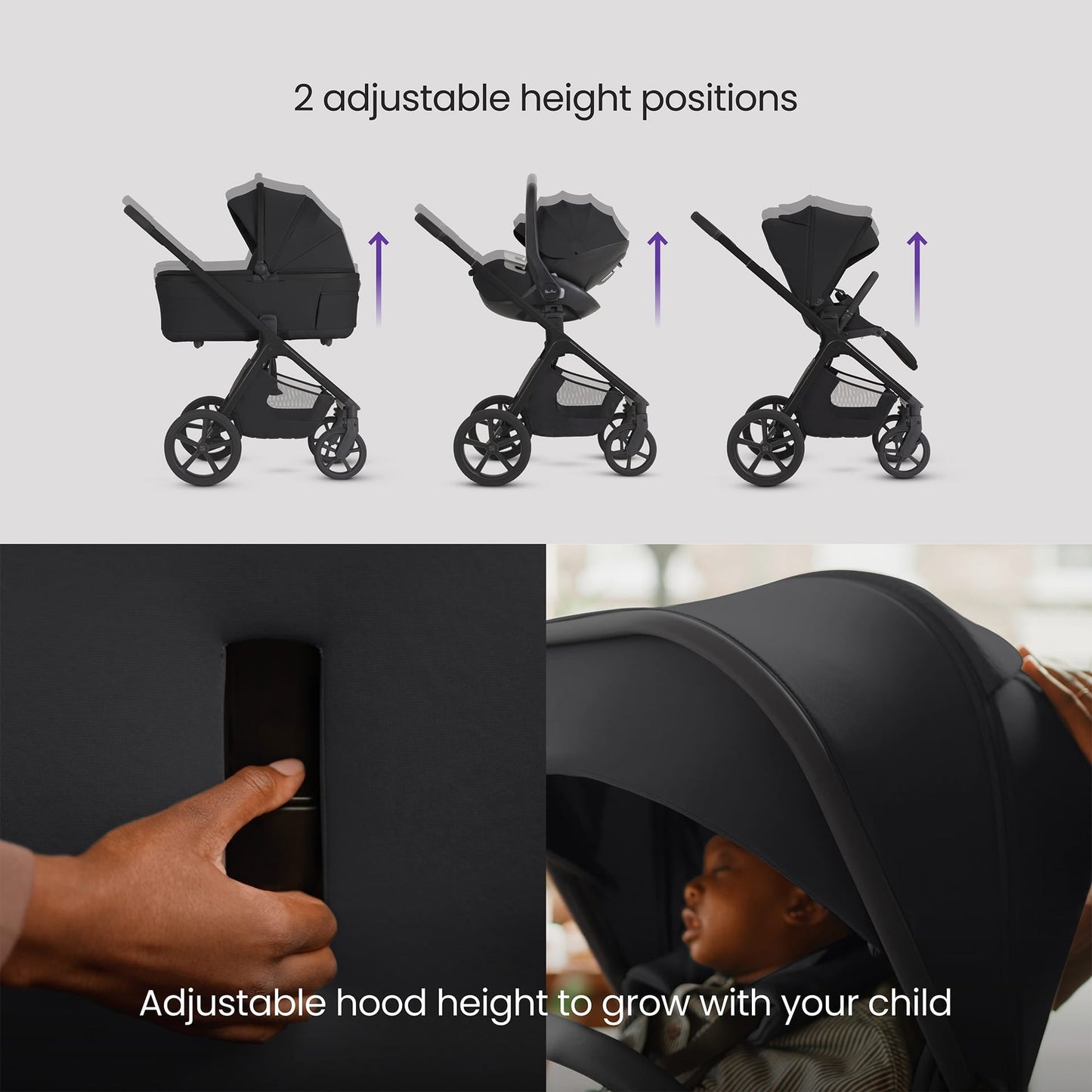 Silver Cross Cove 2 Ultimate 360 Family Travel System - Onyx