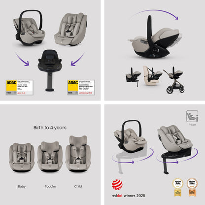 Silver Cross Cove 2 Ultimate 360 Family Travel System - Pewter