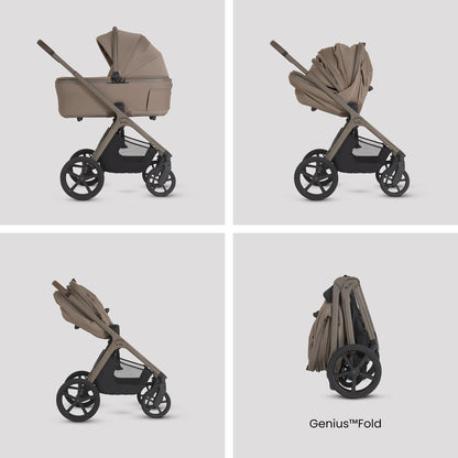Silver Cross Cove 2 (Cabriofix i-Size) Travel System - Champagne