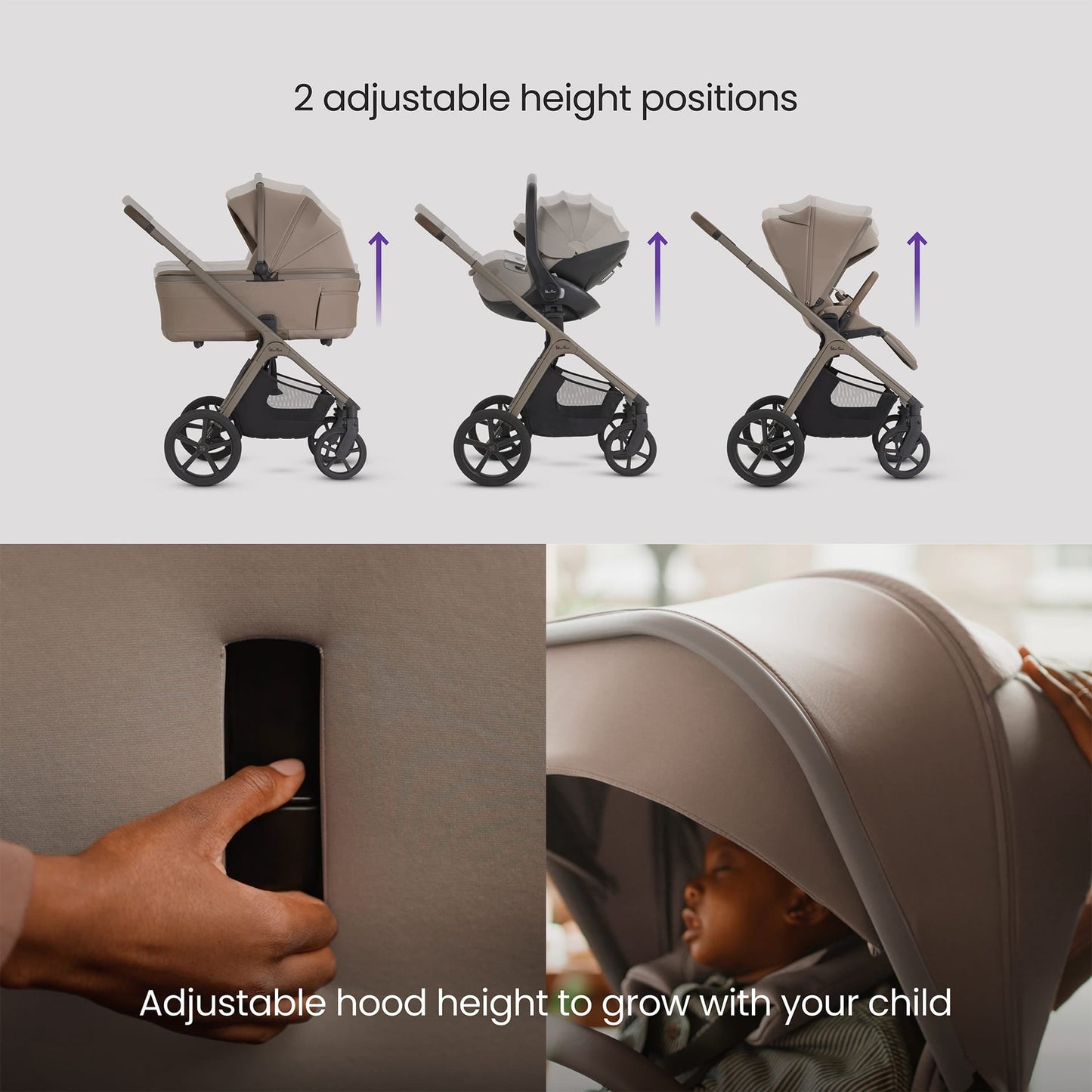 Silver Cross Cove 2 Ultimate 360 Travel System - Champagne