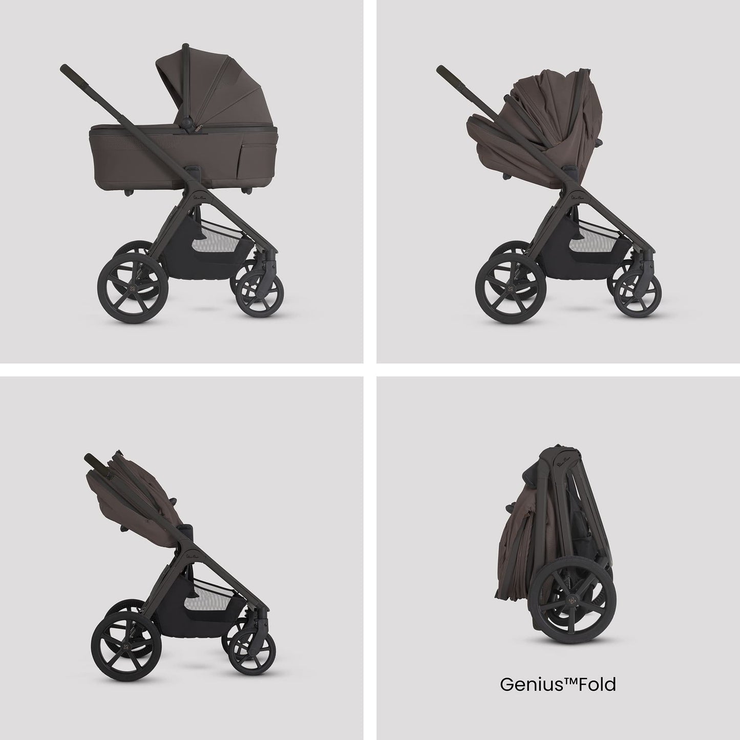 Silver Cross Cove 2 (Pebble Slide PRO) Travel System - Chocolate
