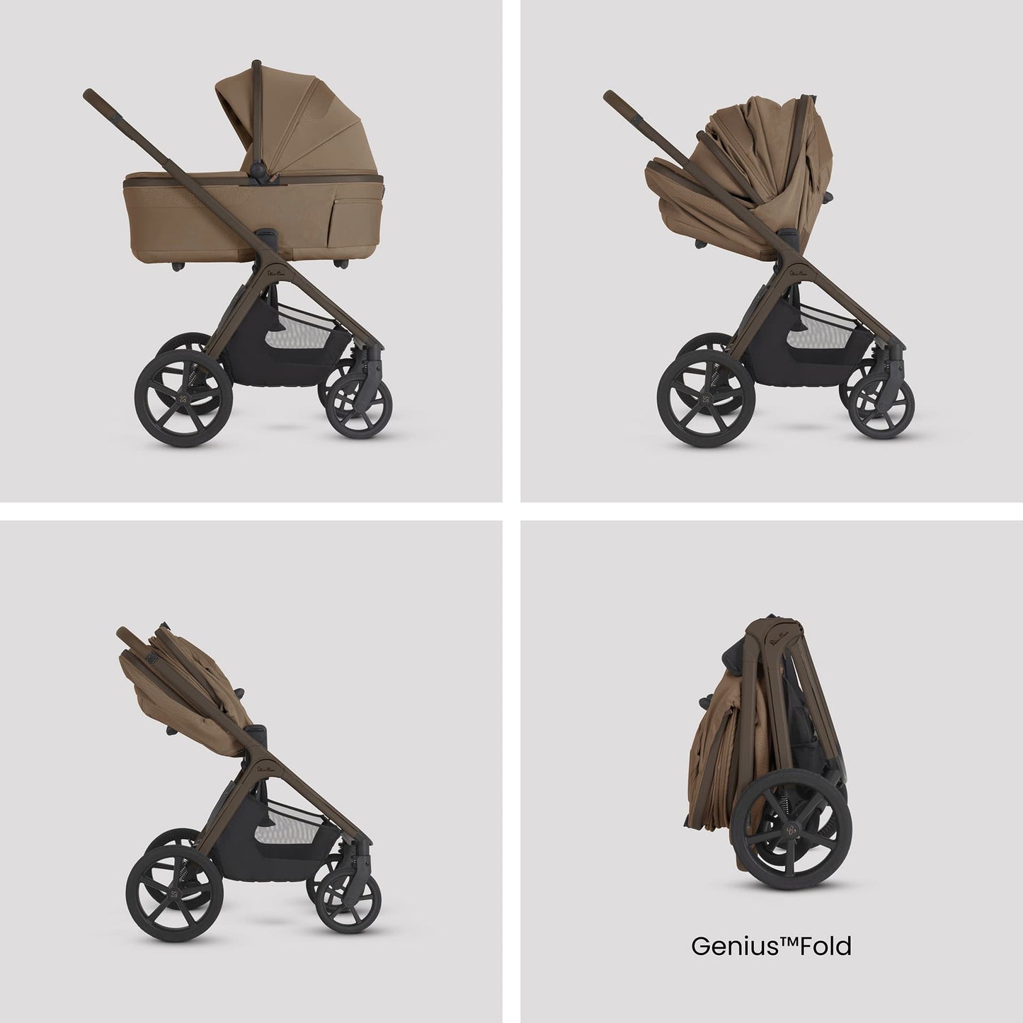 Silver Cross Cove 2 (Cloud T) Travel System - Maple