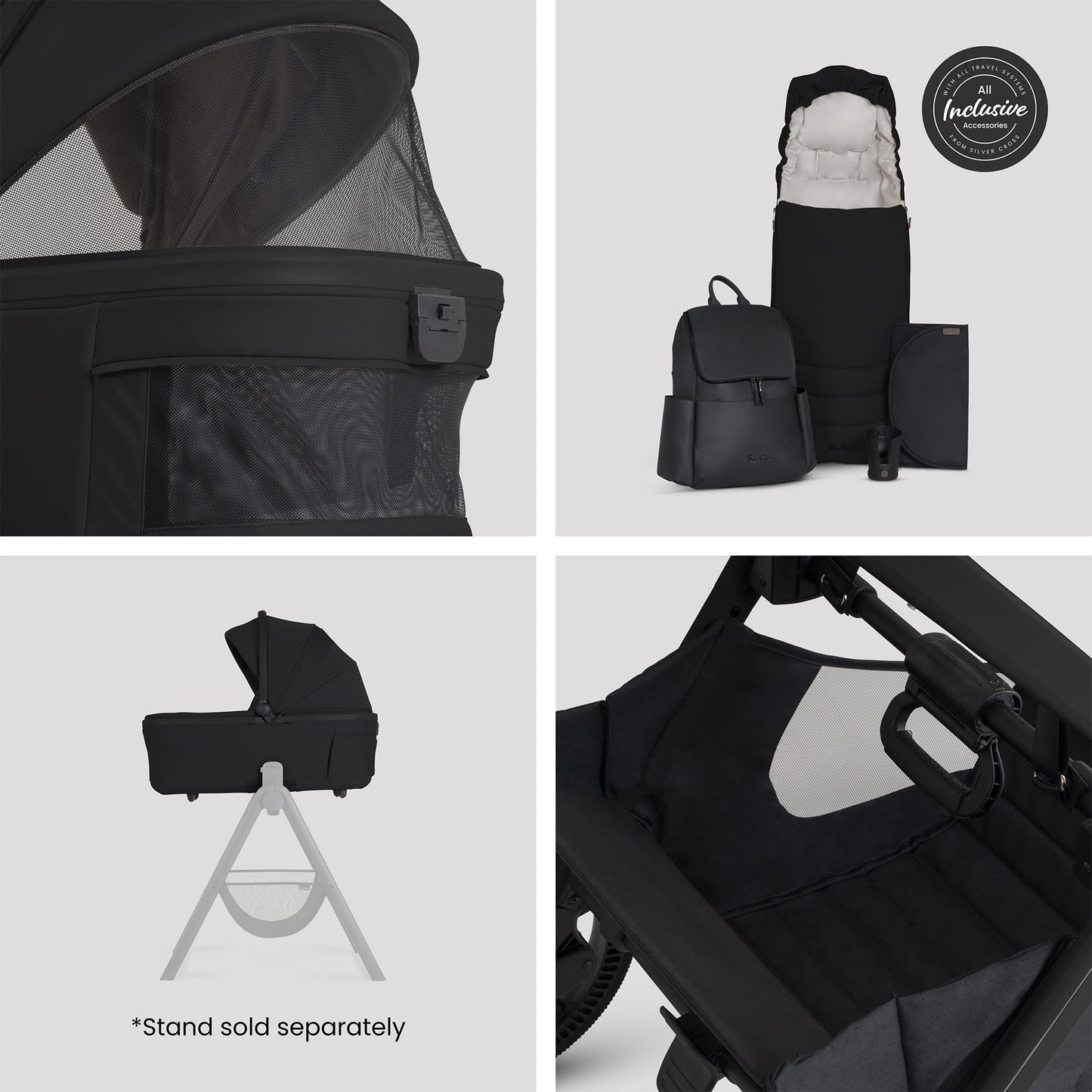 Silver Cross Cove 2 (Cloud T) Travel System - Onyx