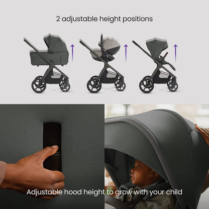 Silver Cross Cove 2 Ultimate 360 Travel System - Pewter/Taupe