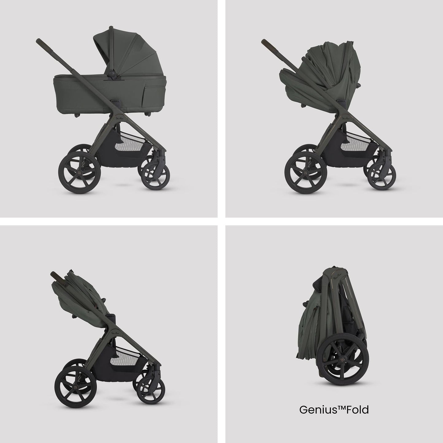 Silver Cross Cove 2 Ultimate 360 Travel System - Pewter/Taupe