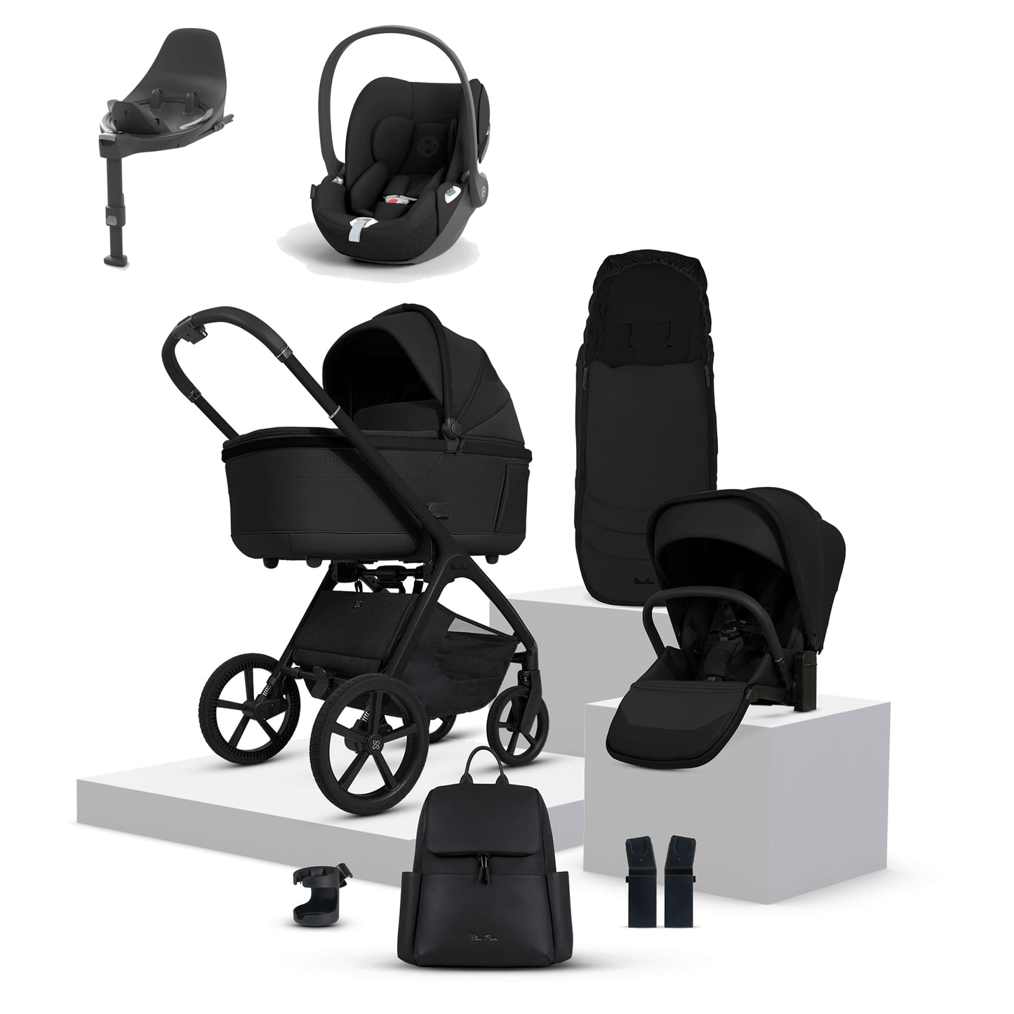 Silver Cross Cove (Cloud T) Travel System - Onyx