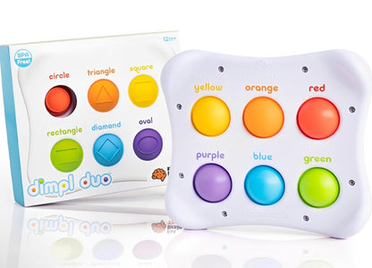 Toys Dimpl – Baby Sensory Toy for 10+ Months | Pop, Press & Explore!