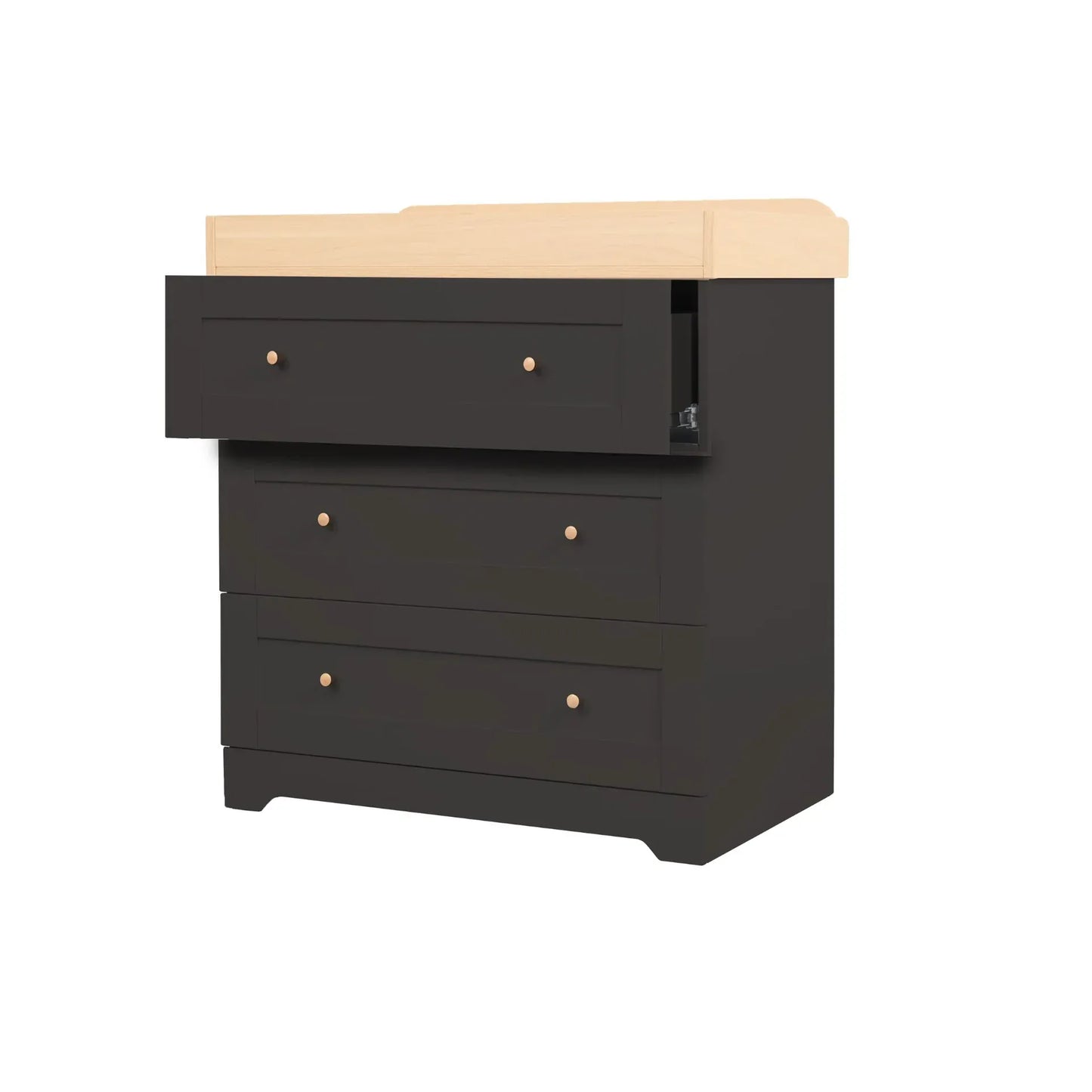 Tutti Bambini Rio 2 Piece Room Set - Honey Oak & Slate Grey