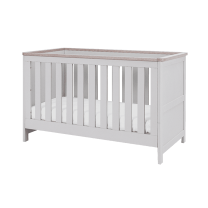 Tutti Bambini Verona Cot Bed - Dove Grey/Oak