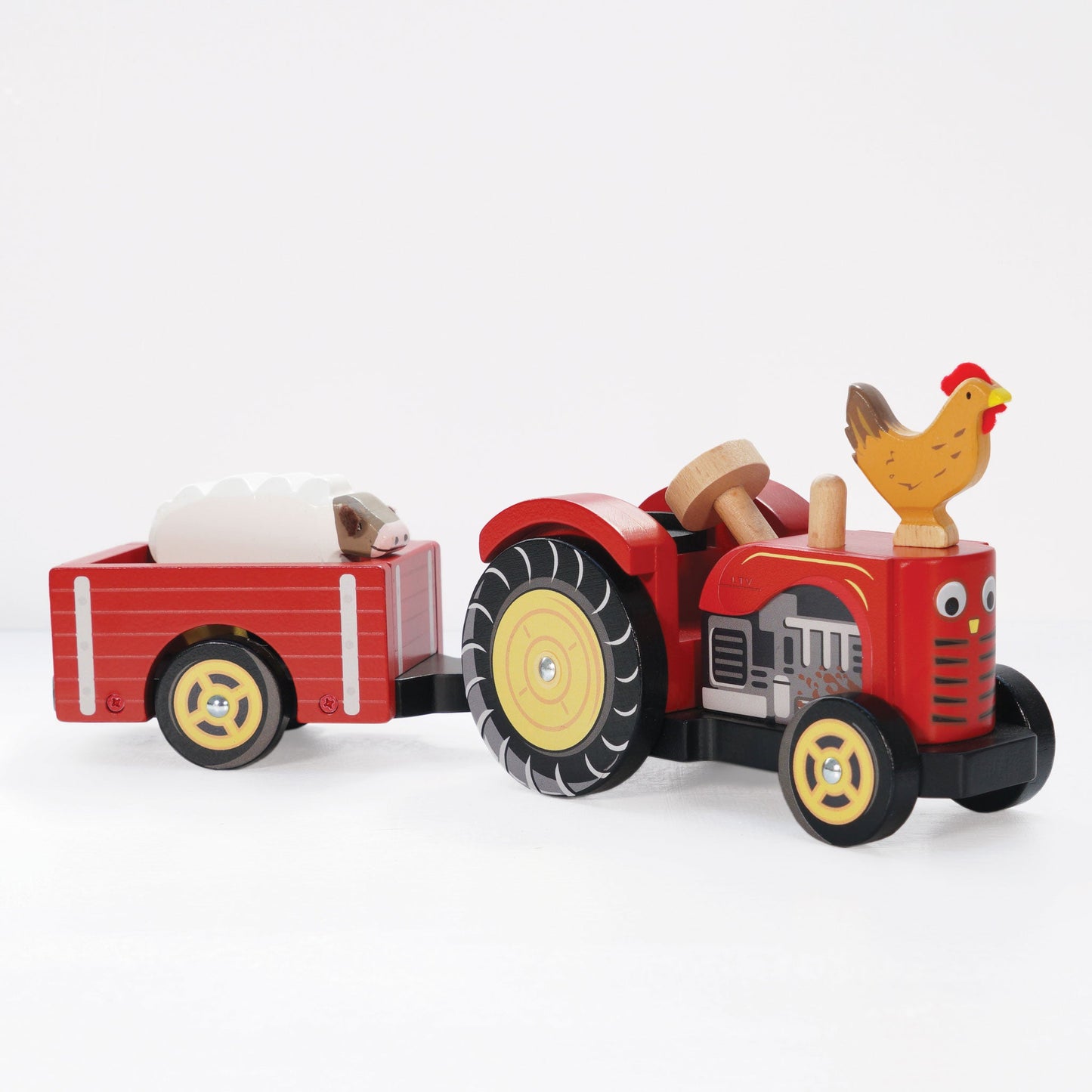 Le Toy Van Red Wooden Tractor