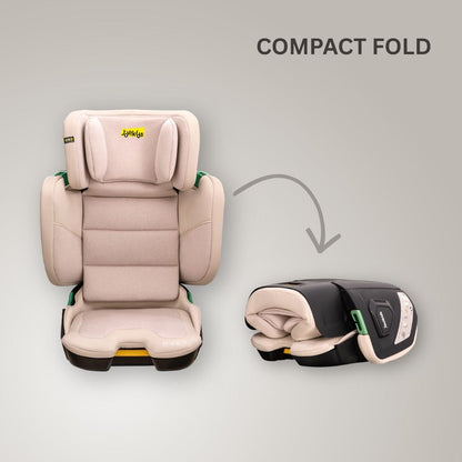 Jovikids Rober+ Folding Highback Booster Seat - Rosewood