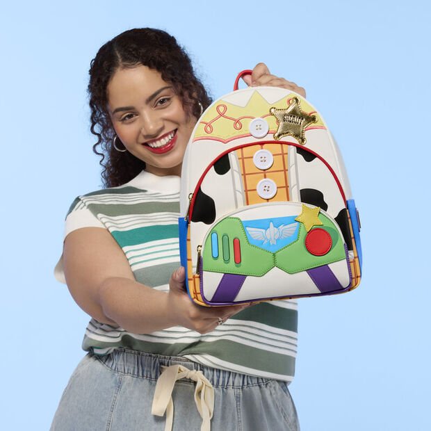 Loungefly Disney Pixar Toy Story 5 Jessie, Woody & Buzz Lightyear backpack 31cm