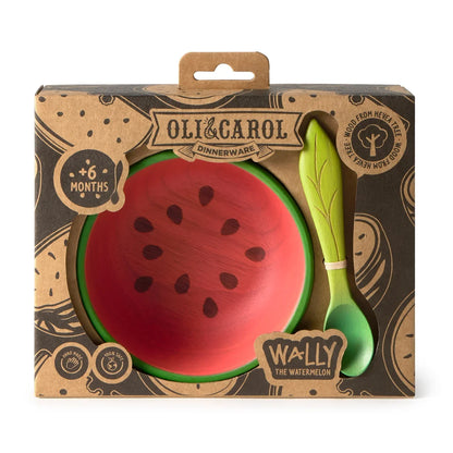 Oli&Carol Wally the Watermelon Bowl and Spoon Set